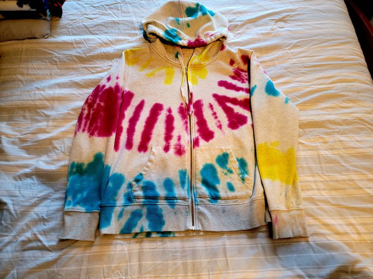 Tie dye hoodie old hot sale navy